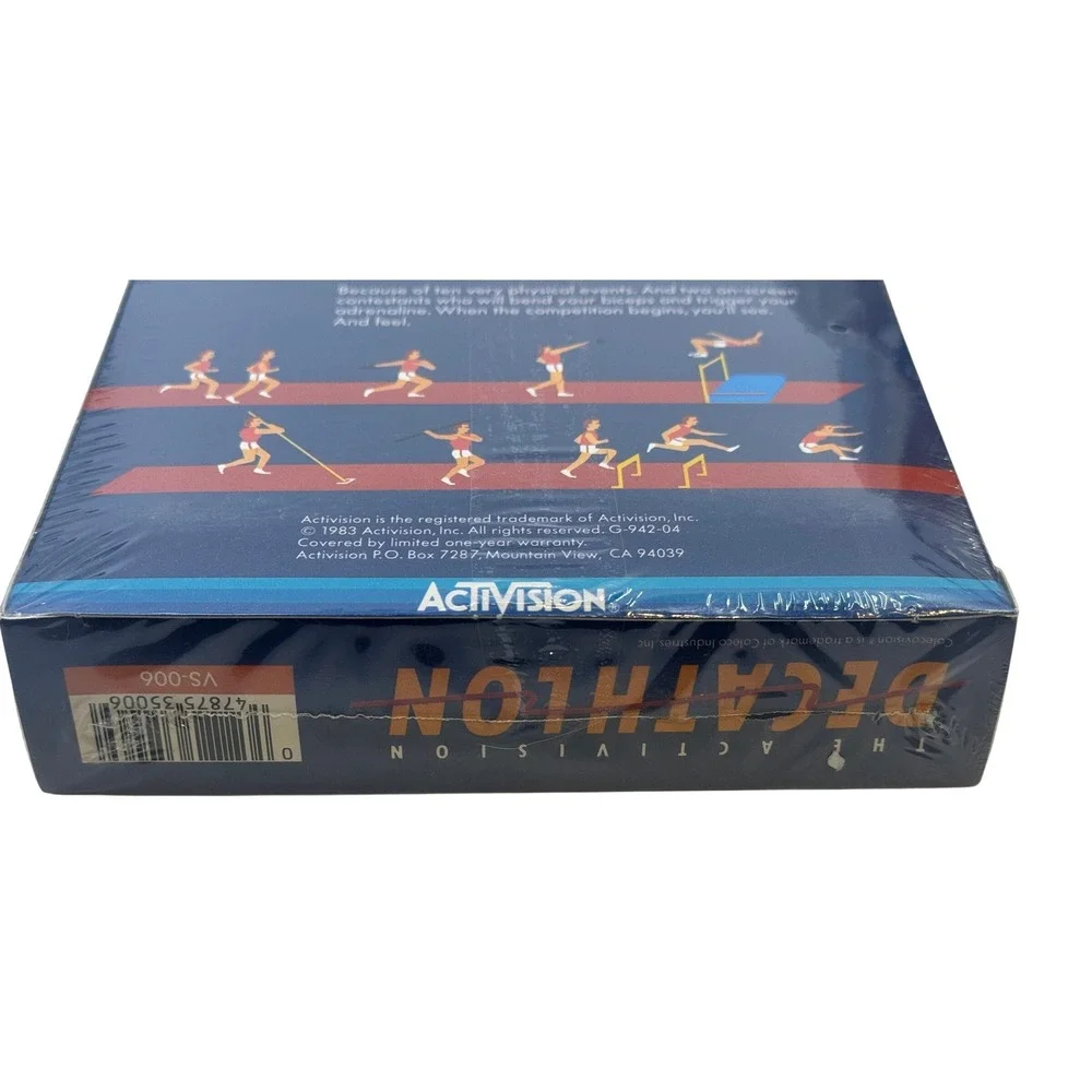 Activision The Decathlon ColecoVision Game David Crane 1983 New Sealed VS-006